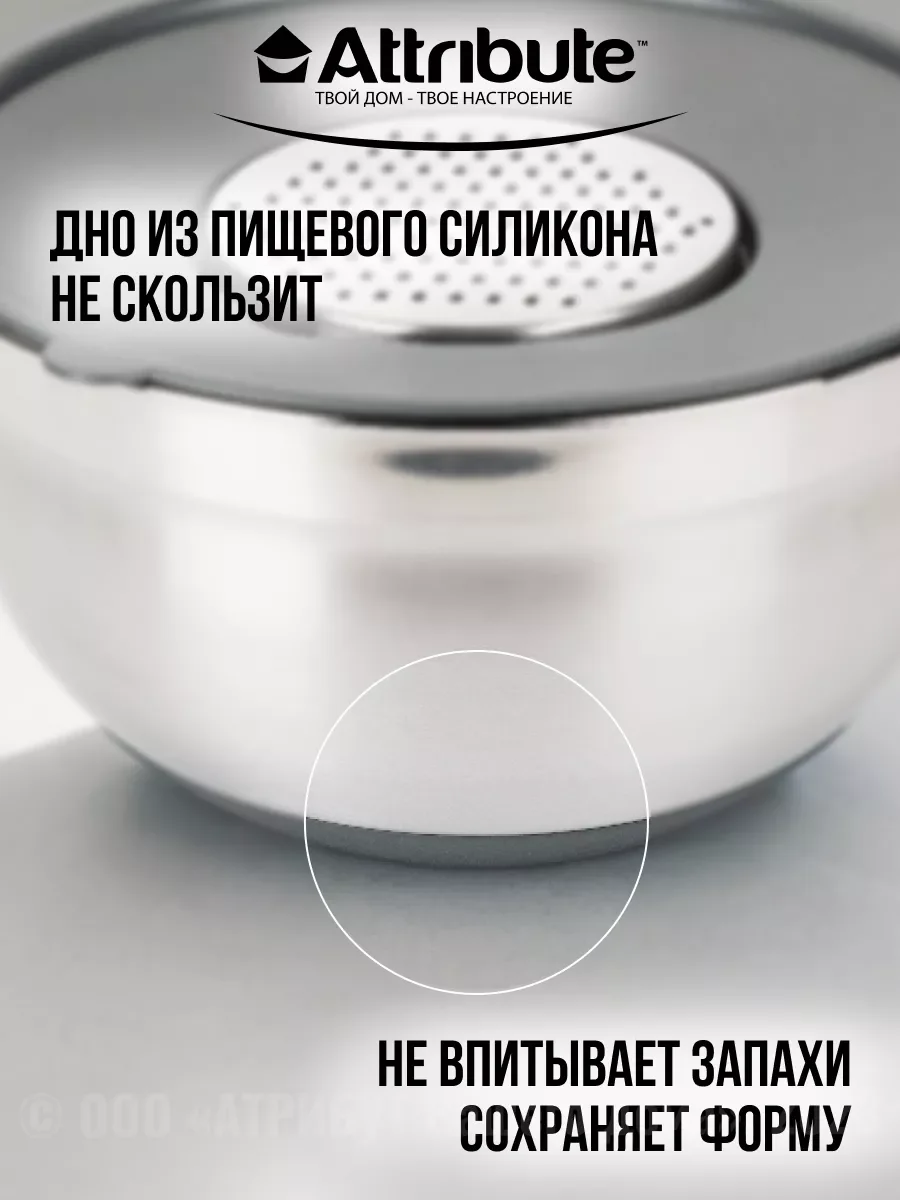 Черный миска GRATE IT 3-5л с крышкой 3 терки