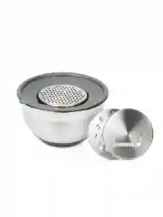 Черный миска GRATE IT 3-5л с крышкой 3 терки