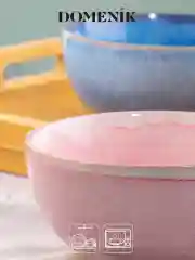 Синий набор салатников PAINTCRAFT 3шт 800мл 15см