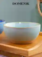 Синий набор салатников PAINTCRAFT 3шт 800мл 15см