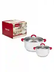 Красный набор кухонной посуды DELICE 4пр
