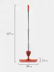 Швабра с распылителем воды плоская для мытья полов и уборки дома Spray Mop, Laima, 607981