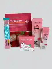 Кораллово-розовый подарочный уходовый набор для девушки, женщины Beauty box