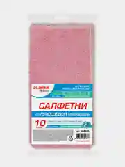 Салфетки для уборки, из микрофибры, плюшевой, 30 х 30 см, 10 штук, Pastel, Laima Home