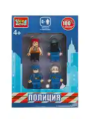 Фигурки для конструктора Город мастеров Полиция, 4 фигурки