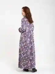 Сиреневый платье мусульманское женское длинное в пол, макси, Lilians