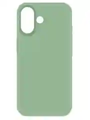 Чехол-накладка Krutoff Silicone Case для iPhone 16 зеленый