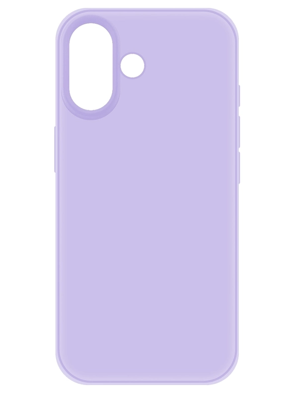 Чехол-накладка Krutoff Silicone Case для iPhone 16 лаванда