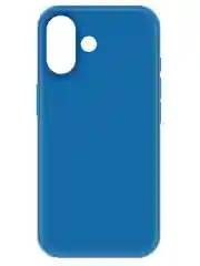 Чехол-накладка Krutoff Silicone Case для iPhone 16 синий
