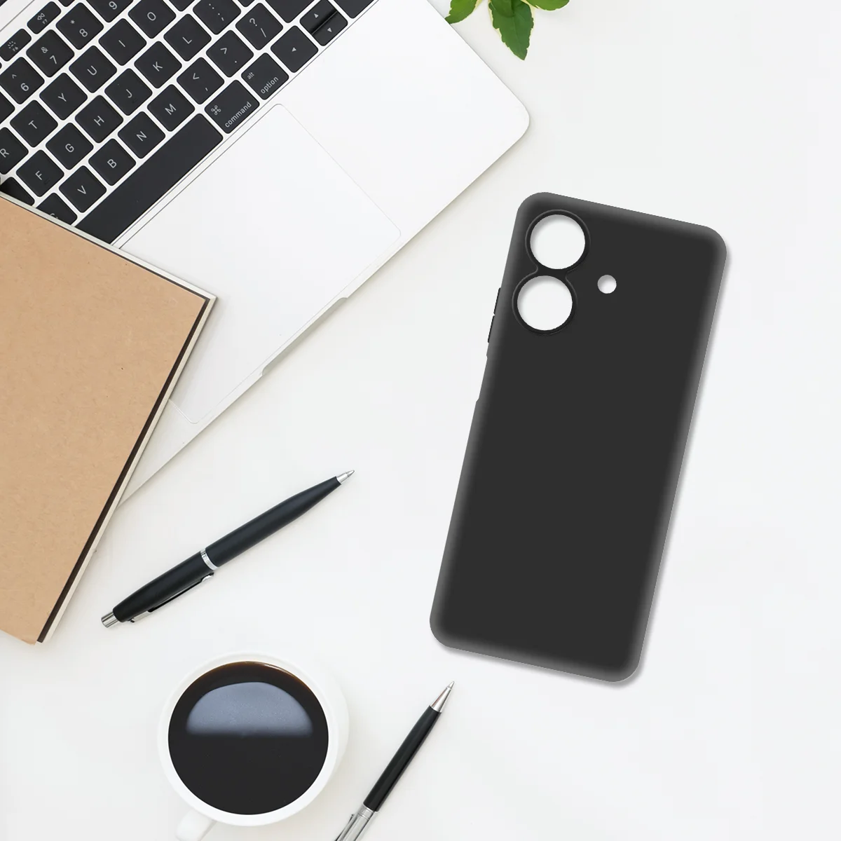 Чехол-накладка Krutoff Soft Case для Realme Note 60/Note 60X черный