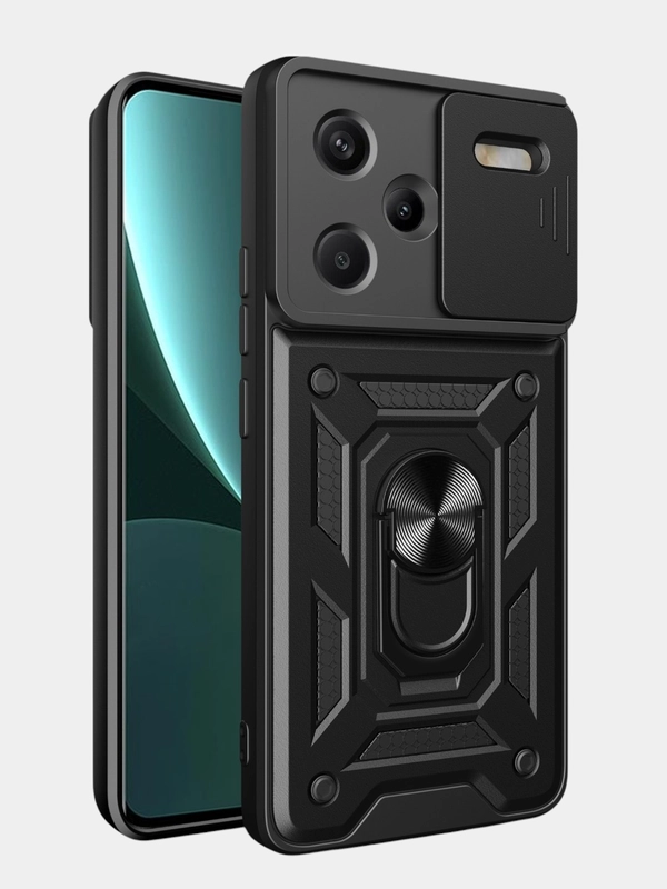 Чехол противоударный kick с защитой камеры для Xiaomi Redmi Note 13 Pro Plus +