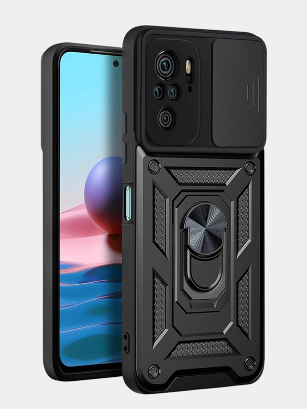 Чехол противоударный kick с защитой камеры для Poco M5s, Xiaomi Redmi Note 10 и Note 10S