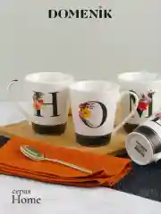 Белый набор кружек DOMENIK