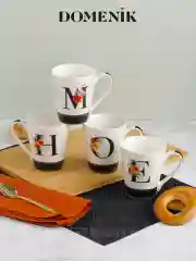 Белый набор кружек DOMENIK