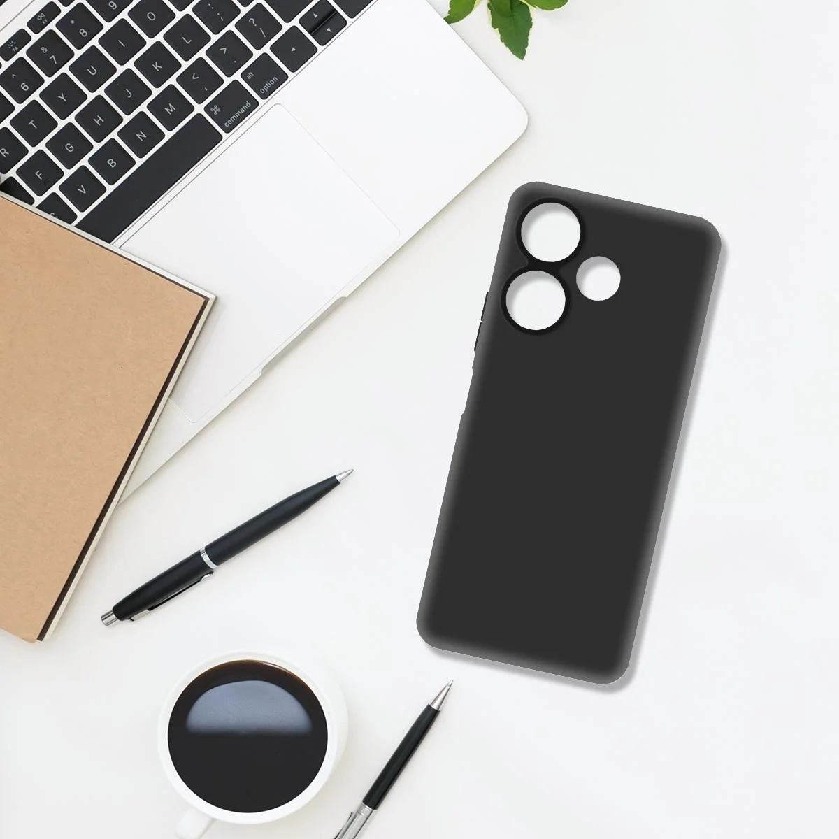Чехол-накладка Krutoff Soft Case для Xiaomi Redmi 13/Poco M6 4G черный