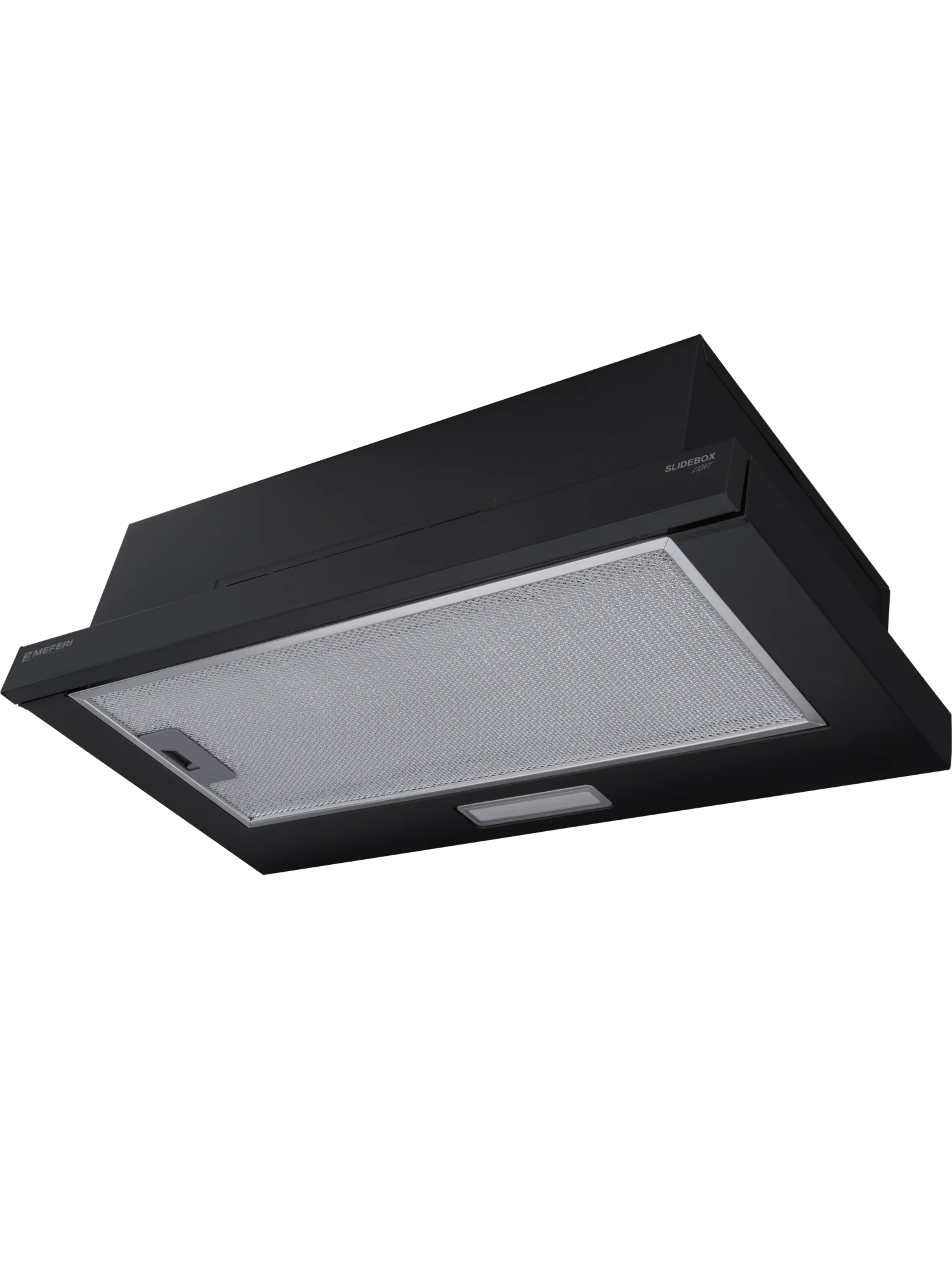 Телескопическая вытяжка MEFERI SLIDEBOX60BK LIGHT, 60 см, черный, 650m3/h
