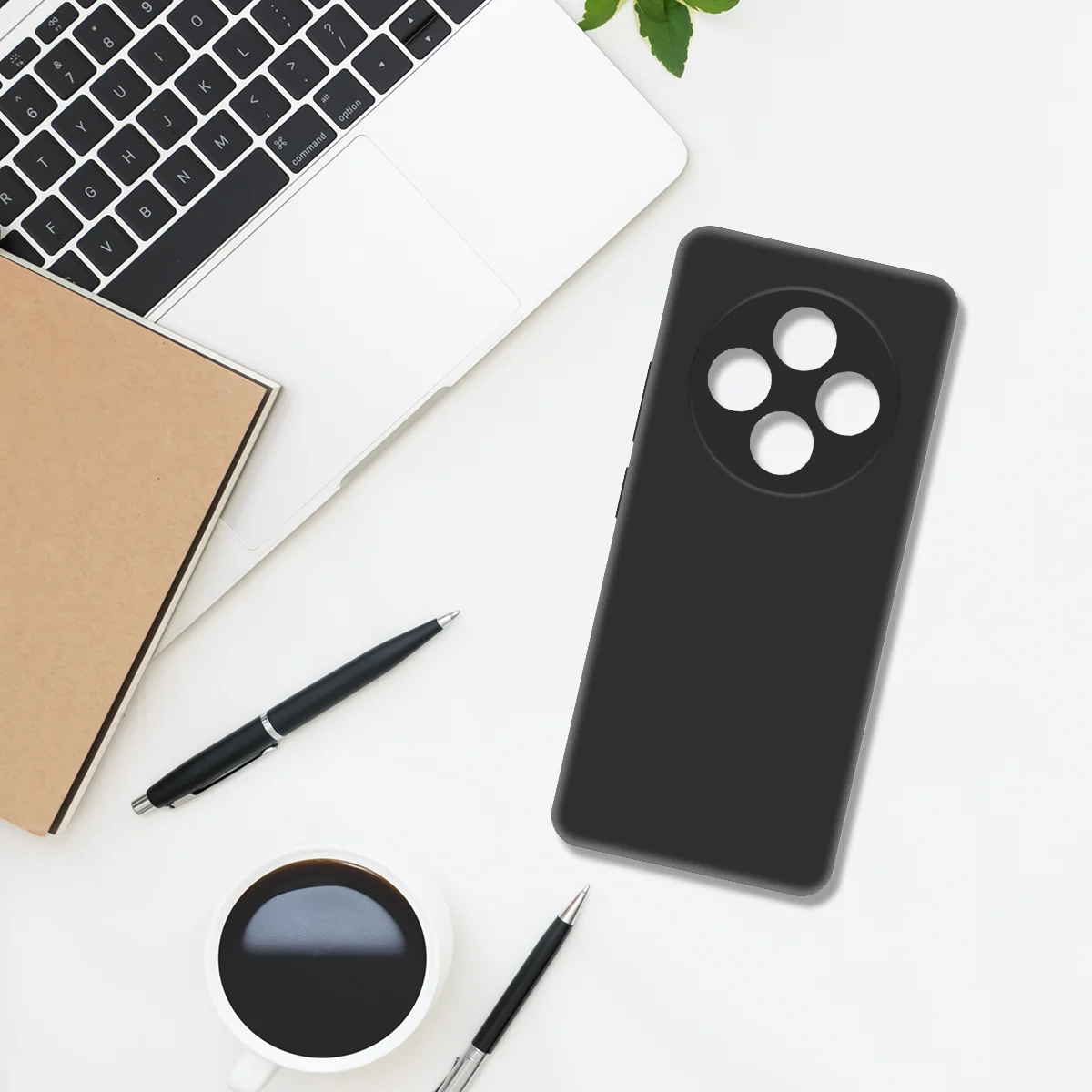 Чехол-накладка Krutoff Soft Case для Xiaomi Redmi 14C черный
