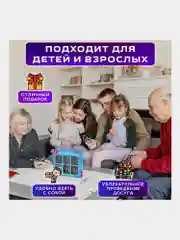 Головоломки металлические ЗОЛОТАЯ СКАЗКА (уровень сложности "ЭКСПЕРТ"), набор 6 штук
