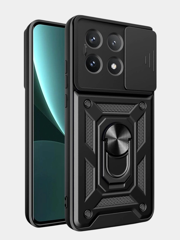 Чехол противоударный kick с защитой камеры для Xiaomi Poco X6 Pro
