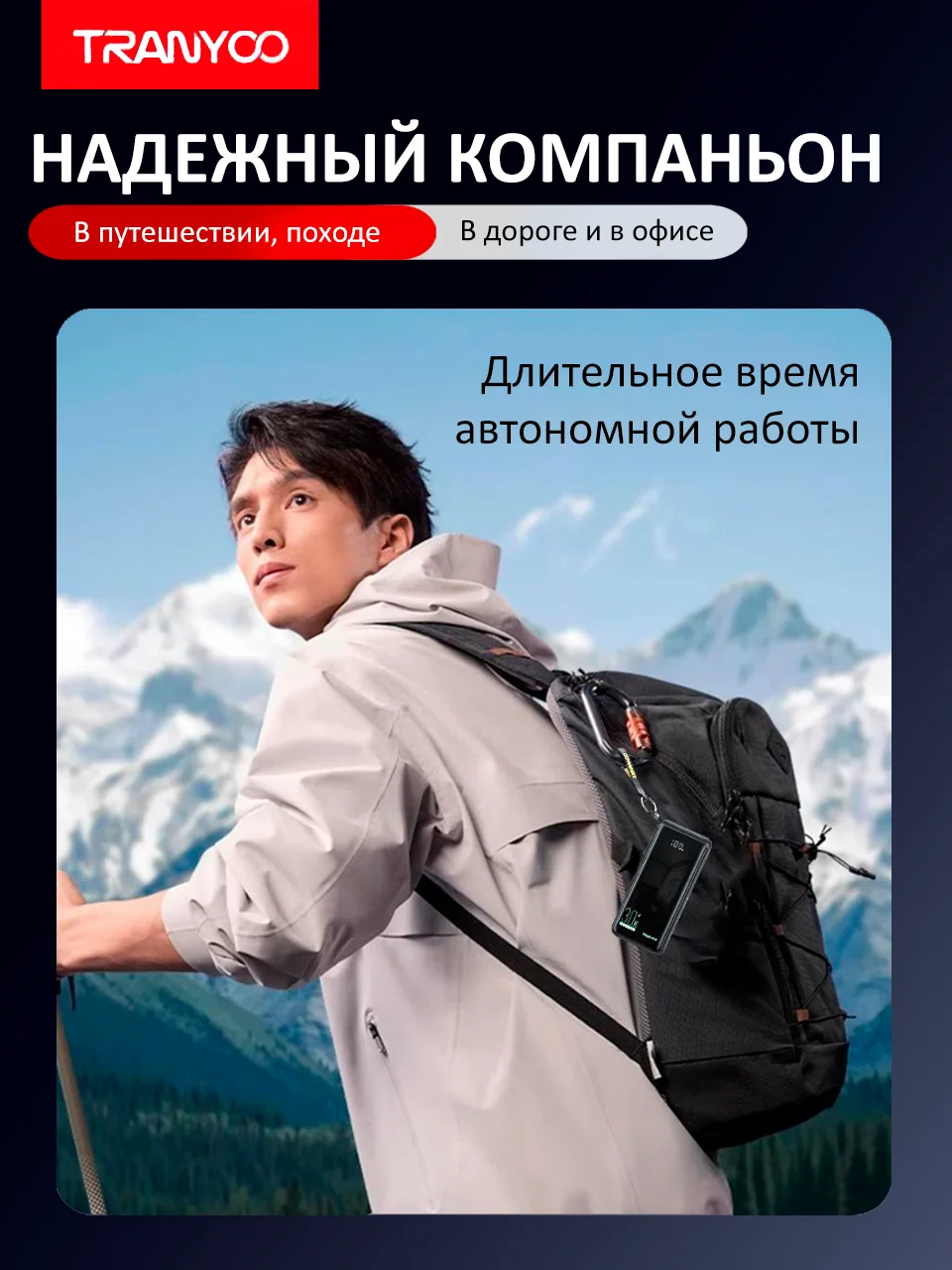 Power Bank с быстрой зарядкой 30000 / 20000 / 10000 mAh 22.5W, повербанк