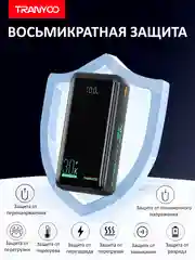 Power Bank с быстрой зарядкой 30000 / 20000 / 10000 mAh 22.5W, повербанк
