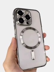 Чехол MagSafe для iPhone 14, 15, 16, Pro, Pro Max, чехол на айфон магсейф, защита камеры