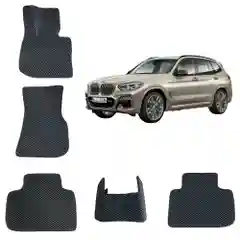 Автомобильные EVA-коврики 3D в салон для BMW X3 (G01) / БМВ Икс 3 (3 поколение)