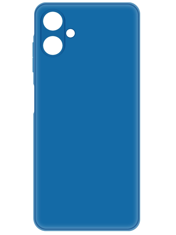 Чехол-накладка Krutoff Silicone Case для Samsung Galaxy A06 (A065) синий