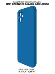 Чехол-накладка Krutoff Silicone Case для Samsung Galaxy A06 (A065) синий