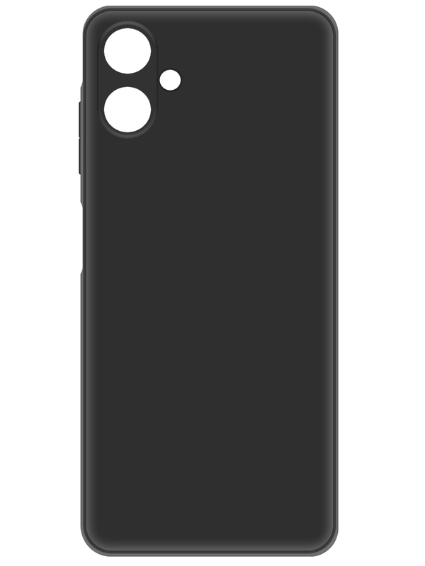 Чехол-накладка Krutoff Silicone Case для Samsung Galaxy A06 (A065) черный