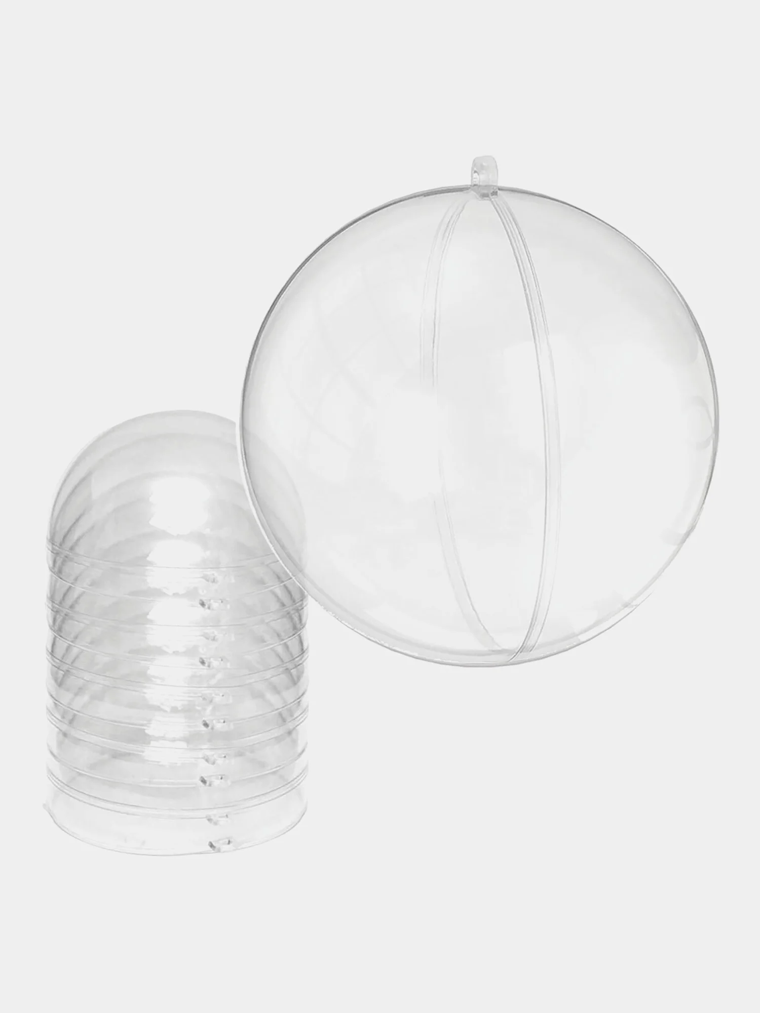 Пластиковые шарики Brauberg Hobby, 665391, шары заготовки для елочных игрушек, 5 шт, 8 см