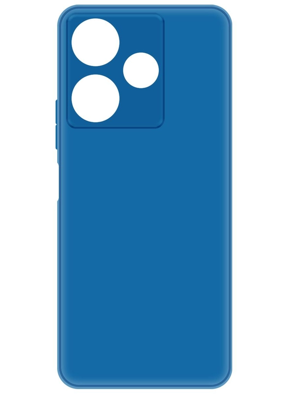 Чехол-накладка Krutoff Silicone Case для Xiaomi Redmi 13/Poco M6 4G синий