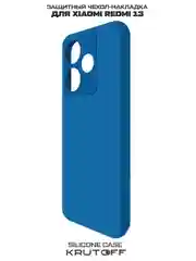 Чехол-накладка Krutoff Silicone Case для Xiaomi Redmi 13/Poco M6 4G синий