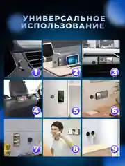 Держатель для телефона, магнитный, автомобильный