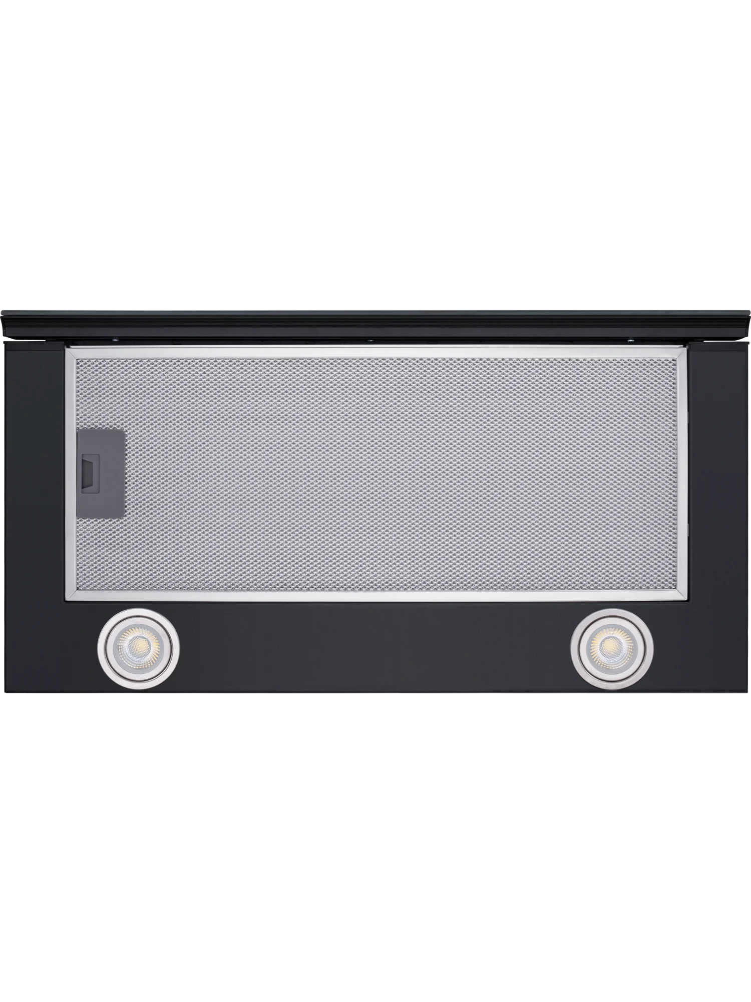 Выдвижная вытяжка встраиваемая MEFERI SLIDEBOX60BK GLASS ULTRA, черная телескопическая