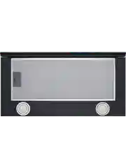 Выдвижная вытяжка встраиваемая MEFERI SLIDEBOX60BK GLASS ULTRA, черная телескопическая