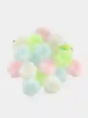 Конфетный лапка антистресс с кристаллом,лапа котика цветная тянучка, жмякалка