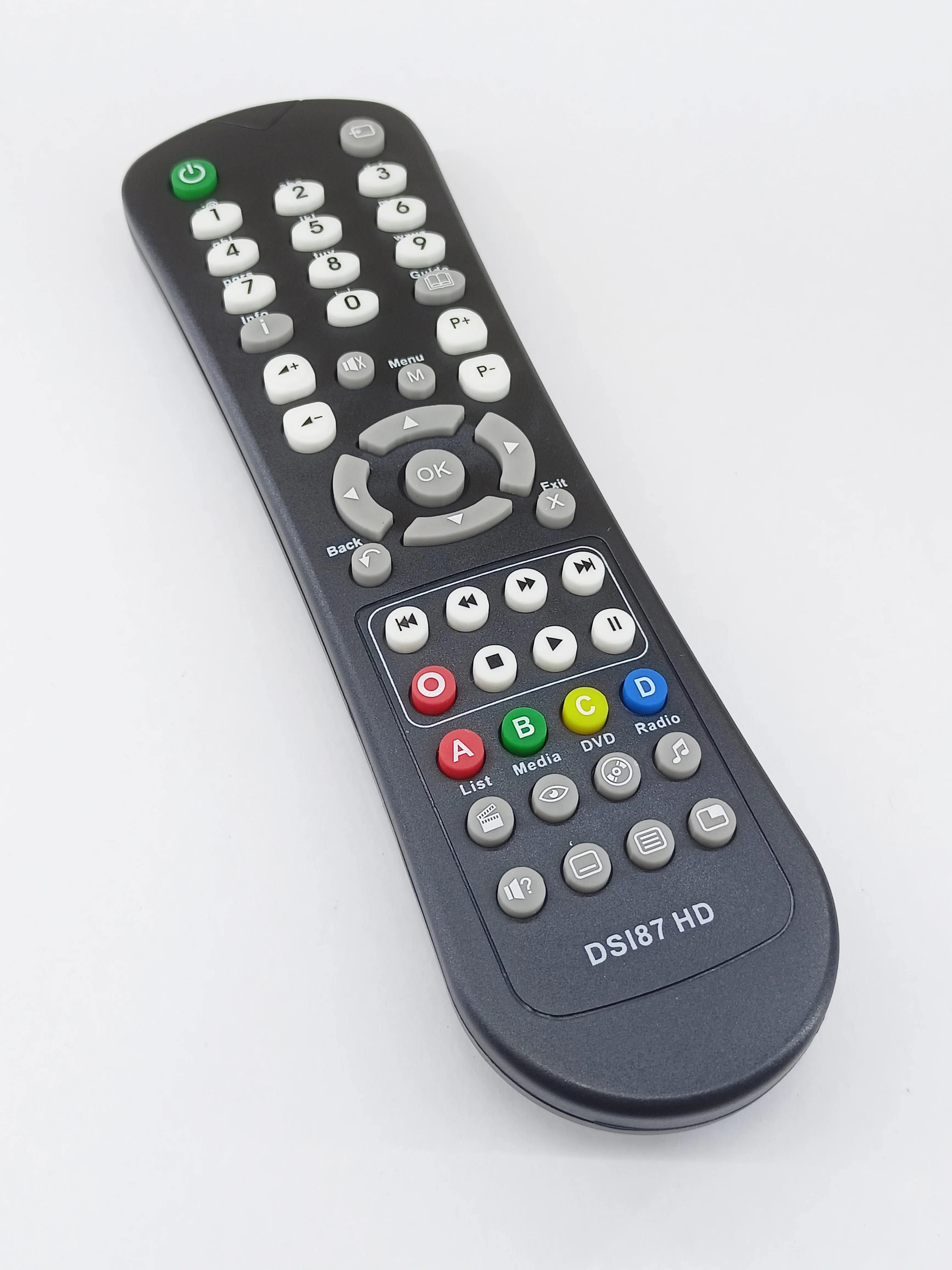 Черный пульт для цифрового ресивера Летай Sagemcom DSI87 HD