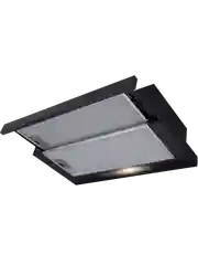 Телескопическая вытяжка на кухню встраиваемая MEFERI SLIDEBOX60BK POWER, 60 см, черный