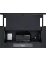 Телескопическая вытяжка на кухню встраиваемая MEFERI SLIDEBOX60BK POWER, 60 см, черный