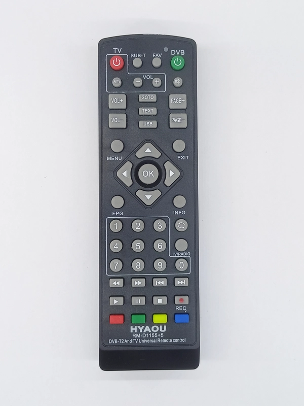 Универсальный пульт для цифровых приставок DVB-T2 RM-D1155+5