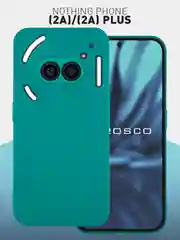 Чехол для Nothing Phone (2a), (2a) Plus защитный силиконовый ROSCO матовый с защитой камер