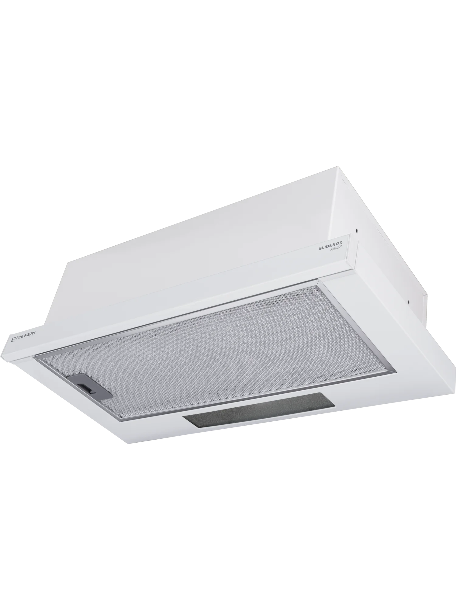 Телескопическая вытяжка MEFERI SLIDEBOX60WH POWER, 60 см, белая
