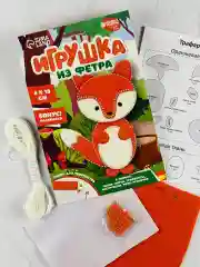 Шьем сами игрушки из фетра раскраска Лисичка лисица лиса