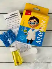 Химические опыты Несмешивающиеся среды Желтая голубая Лори