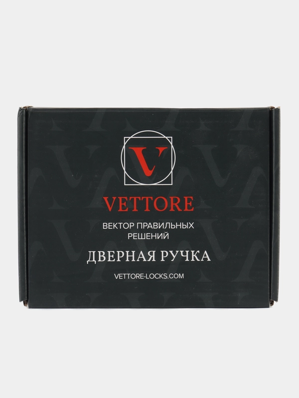 Ручка дверная защелка VETTORE A8023 ET AB ключ-поворотник (бронза) для межкомнатных дверей