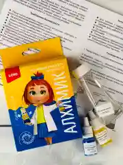 Химические опыты Несмешивающиеся среды Синяя Желтая Лори