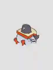 Значок деревянный Голубь , серия мемы ,3,2 х 3 см