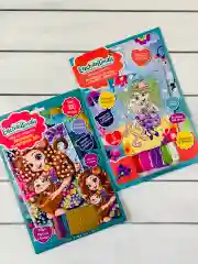 Набор для девочки Аппликация из цветного песка эва песок Энчантималс Enchantimals мульт