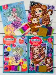 Набор для девочки Аппликация из цветного песка эва песок Энчантималс Enchantimals мульт